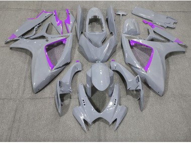 06-07 Nardo & Garniture Violette GSXR 600-750 Carénage Moto