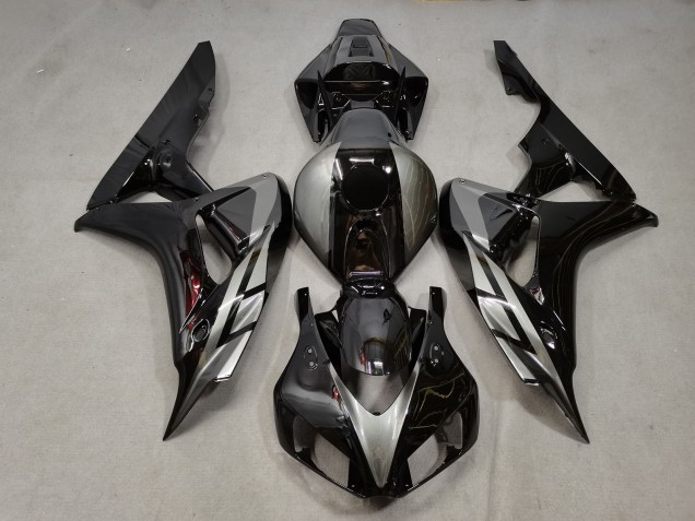 06-07 Noir Brillant & Gris CBR1000RR Carénage Moto 06-07 Noir Brillant & Gris CBR1000RR Carénage Moto