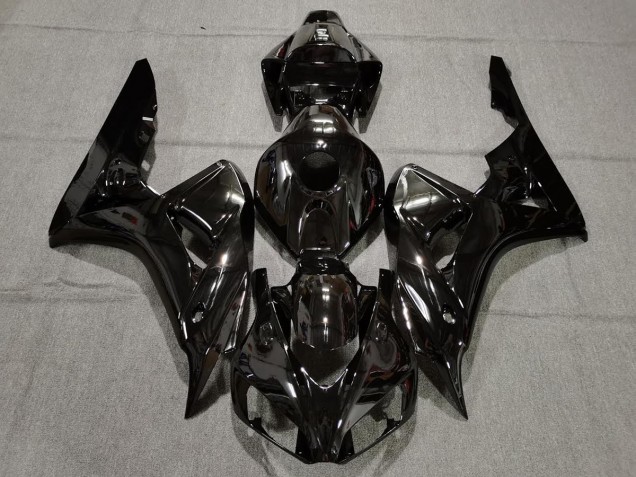 06-07 Noir Brillant Uni CBR1000RR Carénage Moto 06-07 Noir Brillant Uni CBR1000RR Carénage Moto