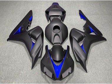 06-07 Noir Mat & Bleu CBR1000RR Carénage Moto