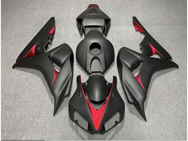 06-07 Noir Mat & Bleu Clair CBR1000RR Carénage Moto 06-07 Noir Mat & Bleu Clair CBR1000RR Carénage Moto