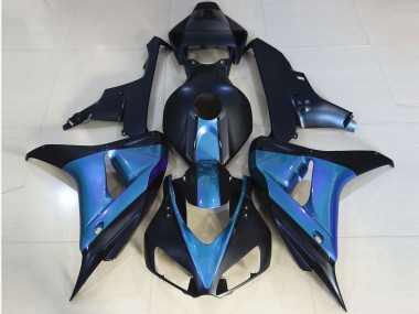 06-07 Noir Mat & Bleu Clair CBR1000RR Carénage Moto