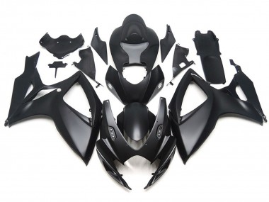 06-07 Noir Mat OEM Style Personnalisé GSXR 600-750 Carénage Moto