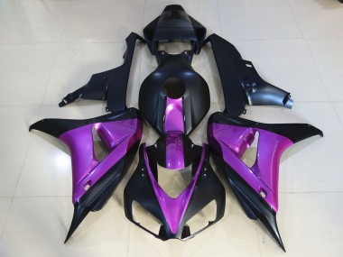 06-07 Noir Mat Violet CBR1000RR Carénage Moto