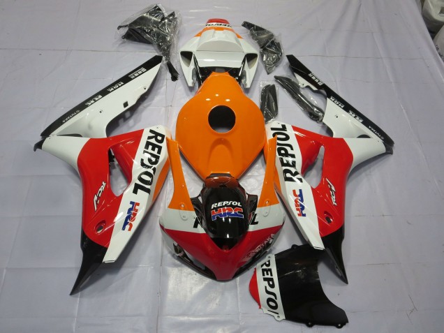 06-07 Orange Repsol CBR1000RR Carénage Moto 06-07 Orange Repsol CBR1000RR Carénage Moto