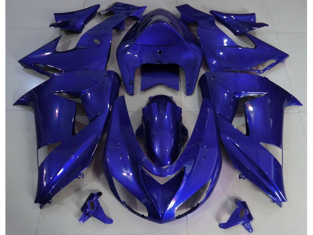 06-07 Plaine Bleu Profond ZX10R Carénage Moto 06-07 Plaine Bleu Profond ZX10R Carénage Moto