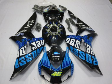 06-07 Rossi Bleu Brillant CBR1000RR Carénage Moto