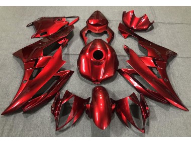 06-07 Rouge Brillant R6 Carénage Moto