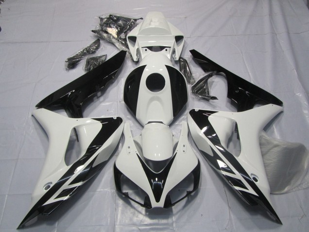 06-07 Style Noir & Blanc OEM Sans Décalcomanies CBR1000RR Carénage Moto 06-07 Style Noir & Blanc OEM Sans Décalcomanies CBR1000RR Carénage Moto