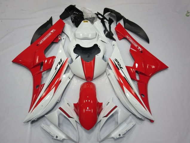 06-07 Style Rouge Blanc OEM R6 Carénage Moto 06-07 Style Rouge Blanc OEM R6 Carénage Moto