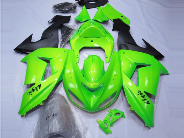 06-07 Vert Citron ZX10R Carénage Moto 06-07 Vert Citron ZX10R Carénage Moto