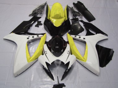 06-07 Étoile Jaune GSXR 600-750 Carénage Moto