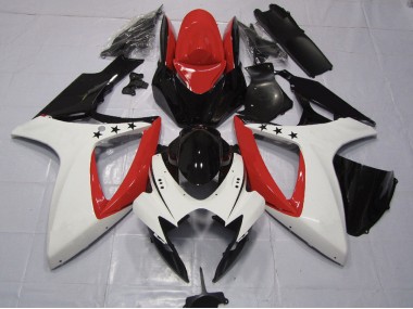 06-07 Étoile Rouge GSXR 600-750 Carénage Moto