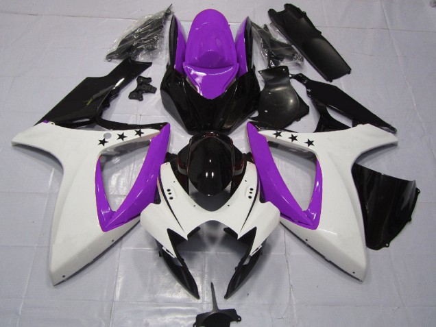 06-07 Étoile Violette GSXR 600-750 Carénage Moto 06-07 Étoile Violette GSXR 600-750 Carénage Moto