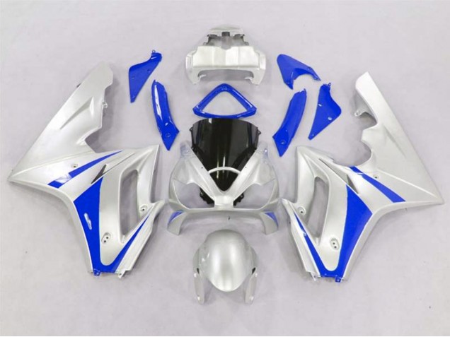 06-08 Argent & Bleu Daytona 675 Carénage Moto 06-08 Argent & Bleu Daytona 675 Carénage Moto