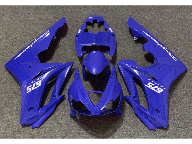 06-08 Bleu Brillant Daytona 675 Carénage Moto 06-08 Bleu Brillant Daytona 675 Carénage Moto