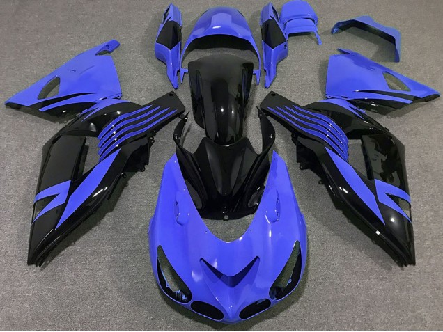 06-11 Bleu Brillant ZX14R Carénage Moto 06-11 Bleu Brillant ZX14R Carénage Moto