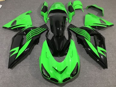06-11 Vert Clair ZX14R Carénage Moto