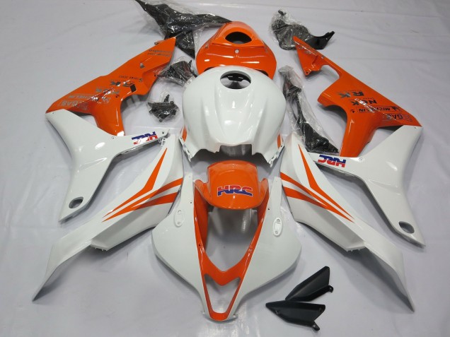 07-08 Arancione E Bianco HRC CBR600RR Carénage Moto 07-08 Arancione E Bianco HRC CBR600RR Carénage Moto