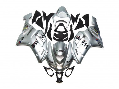 07-08 Argent West Brillant ZX6R Carénage Moto
