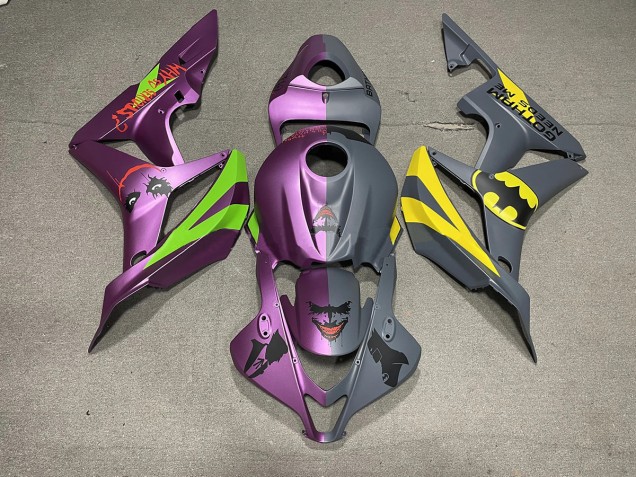 07-08 Bat Man Contre Joker Matte CBR600RR Carénage Moto 07-08 Bat Man Contre Joker Matte CBR600RR Carénage Moto
