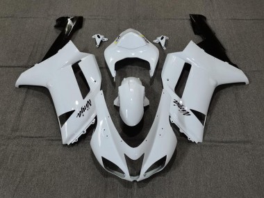 07-08 Blanc Brillant Uni ZX6R Carénage Moto