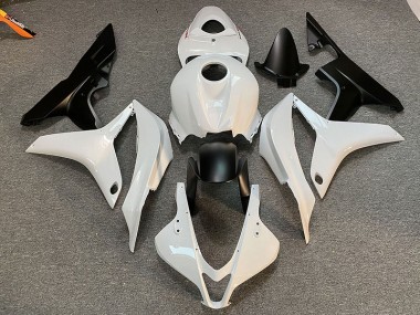07-08 Blanc & Noir Propres CBR600RR Carénage Moto