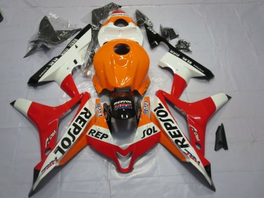 07-08 Blanc Repsol CBR600RR Carénage Moto