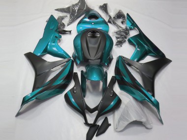 07-08 Bleu Clair & Noir Mat CBR600RR Carénage Moto