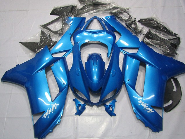 07-08 Bleu Clair ZX6R Carénage Moto 07-08 Bleu Clair ZX6R Carénage Moto