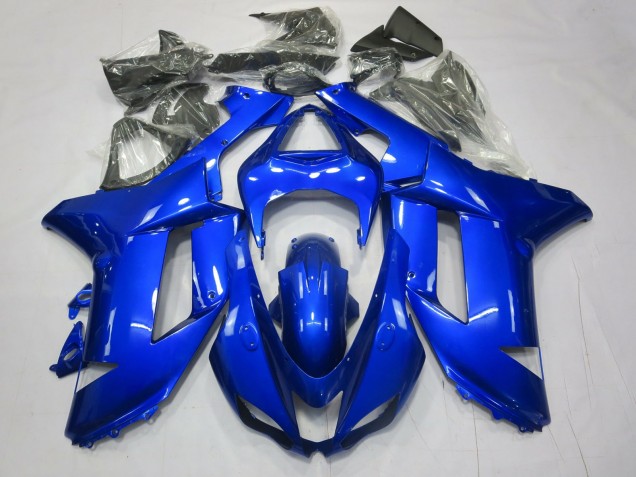 07-08 Bleu Complet ZX6R Carénage Moto 07-08 Bleu Complet ZX6R Carénage Moto