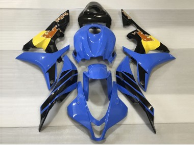 07-08 Bleu & Orange Taureau CBR600RR Carénage Moto