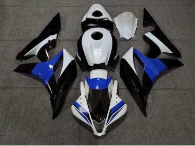 07-08 Noir Blanc & Bleu CBR600RR Carénage Moto