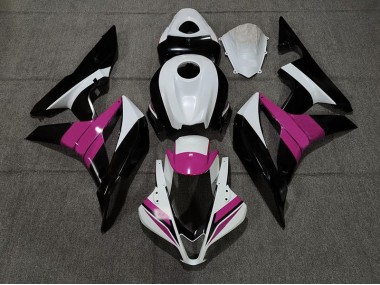 07-08 Noir Blanc & Rose CBR600RR Carénage Moto