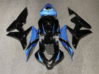 07-08 Noir Brillant & Bleu Clair CBR600RR Carénage Moto