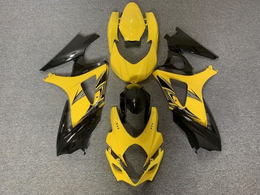 07-08 Noir & Jaune GSXR 1000 Carénage Moto