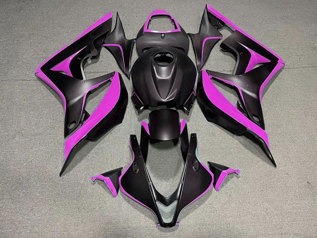 07-08 Noir Mat & Rose CBR600RR Carénage Moto