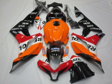 07-08 Orange Clair Repsol CBR600RR Carénage Moto