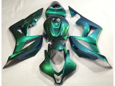 07-08 Plaine Vert Émeraude CBR600RR Carénage Moto