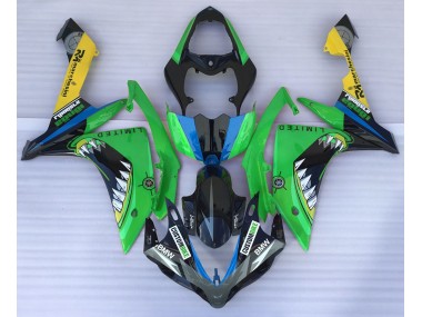 07-08 Requin Vert R1 Carénage Moto