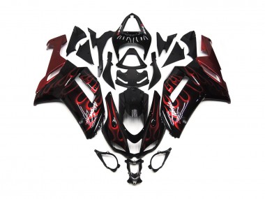 07-08 Rosso Lucido Fiamma ZX6R Carénage Moto