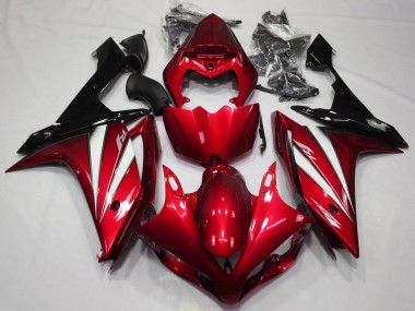 07-08 Rouge Blanc & Noir R1 Carénage Moto