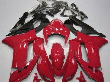 07-08 Rouge Brillant ZX6R Carénage Moto