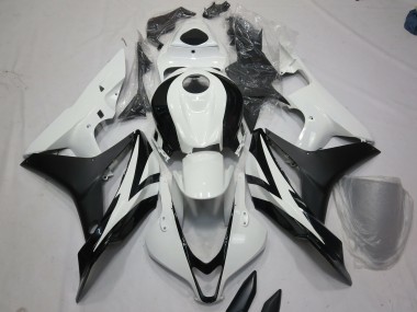 07-08 Style Blanc & Noir OEM CBR600RR Carénage Moto