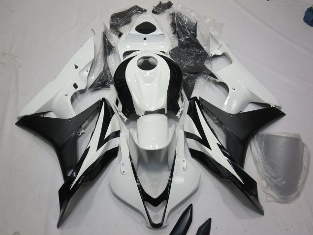 07-08 Style Blanc & Noir OEM CBR600RR Carénage Moto 07-08 Style Blanc & Noir OEM CBR600RR Carénage Moto