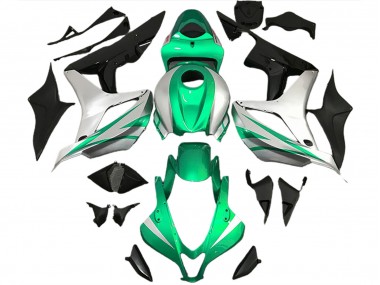 07-08 Style Vert Vif & Argent OEM CBR600RR Carénage Moto