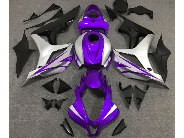 07-08 Style Violet & Argent OEM CBR600RR Carénage Moto 07-08 Style Violet & Argent OEM CBR600RR Carénage Moto