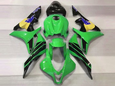 07-08 Vert & Bleu Taureau CBR600RR Carénage Moto