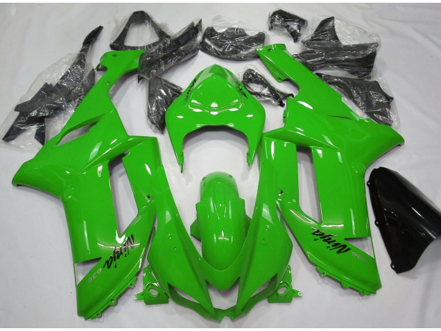 07-08 Vert Brillant ZX6R Carénage Moto 07-08 Vert Brillant ZX6R Carénage Moto