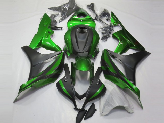 07-08 Vert & Noir Mat CBR600RR Carénage Moto